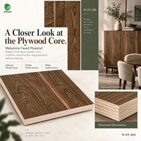 Panneaux muraux en contreplaqué recouvert de placage noyer cacao foncé Jinbase W-HT-404, qualité E0, 1220x2440mm, noyau en mousse, bois de noyer.