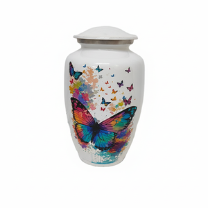 Vente mondiale d'urnes de crémation en aluminium de style américain de haute qualité pour adultes pour les occasions commémoratives afin de garder les cendres humaines - Product Image 1
