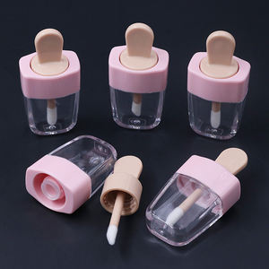 Tube de Gloss Vide de Haute Qualité en Forme de Bâtonnet Glacé, Tubes de Brillant à Lèvres Transparents en Forme de Crème Glacée à Personnaliser - Product Image 4