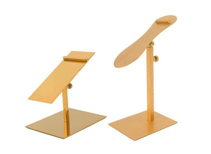 Adjustable Detachable Brushed Steel <b>Shoe</b> Riser <b>Stand</b> for Visual Merchandising Luxury Store & Showcase - Product Image 4