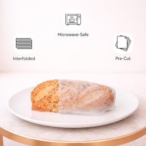 แผ่นพลาสติกใสสำหรับห่ออาหาร Deli & Bakery Wrap 1000 แผ่น แบบพับสำเร็จรูป สำหรับแซนวิชและขนม - Product Image 4