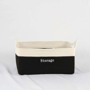 Giỏ Đựng Đồ Giặt Để Bàn Ba Món Bán Chạy Nhất Có Tay Cầm Giỏ Đựng Đồ Giặt Bằng Nỉ Hộp Đựng Dây Cotton Dệt Xếp Chồng Được - Product Image 6