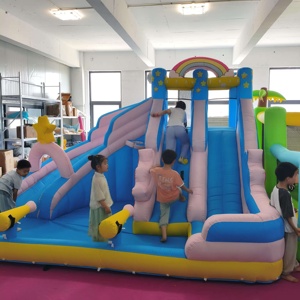 Château <span class=keywords><strong>gonflable</strong></span> Little Pony avec double toboggan et piscine pour <span class=keywords><strong>aire</strong></span> <span class=keywords><strong>de</strong></span> <span class=keywords><strong>jeux</strong></span> en plein air - Product Image 5