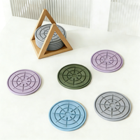 JYTSILICA Dessous de verre en silicone à motif d'épée anti-dérapant et anti-brûlure Napperon à thé résistant aux hautes températures Silicone isolé