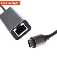 Amazon продает 0,15 м портативный адаптер usb-c 3,1 Ethernet LAN 1000 Мбит/с штекер-гнездо Тип c к rj45