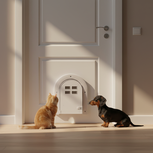 Toptan İç ve Dış Mekan Evcil Hayvanlara Güvenli Geçişli Şık Kavisli Dayanıklı Köpek Kapısı Küçük Kediler ve Köpekler için Mini Evcil Hayvan Kapısı - Product Image 6