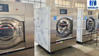Machine à laver industrielle de 100kg Extracteur de laveuse entièrement automatique à usage intensif pour les entreprises de blanchisserie et les hôtels