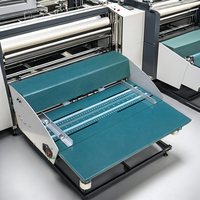 Machine à plier le papier automatique en métal robuste de 480 mm avec fonctions de perforation et de rainurage pour le pliage de cartes/livres