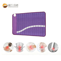 Coussin de massage chauffant en améthyste naturelle Jiwan Lejia Health Therapy avec technologie Shield