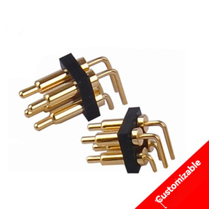 4pin & 5pin pogopin mùa xuân thăm dò cong kim sạc cơ sở với nam và nữ kết nối - Product Image 3