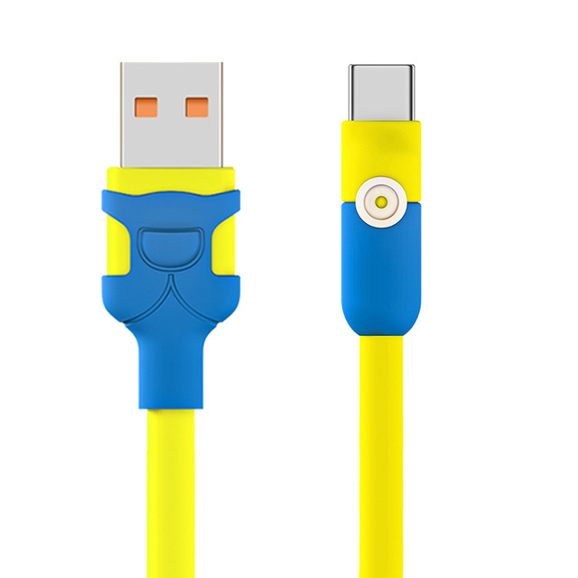 Type-c Super Fast Charging Mobile Phone Data Line Max 100w 6A Is Suitable for IOS Android Phones