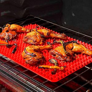 Red Pyramid <b>Food</b> Grade Silicone Baking Mat 16x11inch Eco-Friendly - Product Image 1