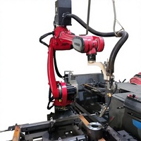 Robot de soudage MIG 6 axes BORUNTE, Cobot de soudage, Cobot de soudage pour le placement de tuyaux, Robot d'usine CNC 10kg 2131mm