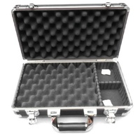 Boîtier de rangement compact en aluminium personnalisable OEM/ODM, mallette de transport pour outils avec mousse prédécoupée, protection robuste, logo personnalisé