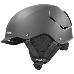 Casco de Esquí WHALE Negro Mate Talla M Unisex Material ABSEPS Equipo de Protección para Esquí y Snowboard - Product Image 1