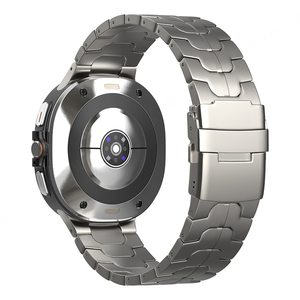 HUANLONG correas de titanio de lujo para Samsung Galaxy Watch Ultra 47mm ajustable personalizado Compatible con pulsera de reloj de metal - Product Image 4