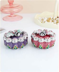 Macaron Promotion Boîte cadeau à <span class=keywords><strong>bijoux</strong></span> unique pour la décoration de la maison Boîte à bibelots en émail pour enfants Cadeaux - Product Image 2