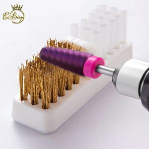 Limpiador de cepillo de limpieza de polvo de broca de uñas de alambre de nailon de cobre de latón portátil - Product Image 5