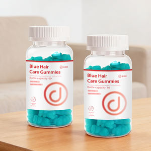 Private Label Voedingssupplement Biotine Blauwe Beer Haarverzorgings Gummies - Product Image 1