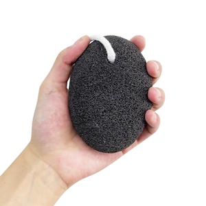 Piedra Pómez Volcánica para Pies, Removedor <span class=keywords><strong>de</strong></span> Callos Negro para Talones y Palmas, Herramienta <span class=keywords><strong>de</strong></span> Exfoliación para Pedicura, Piel Seca y Muerta - Product Image 6