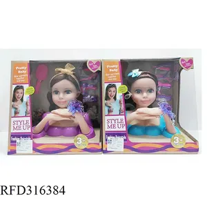 Высококачественная 32 "Модная Кукла с головой для макияжа для девочек