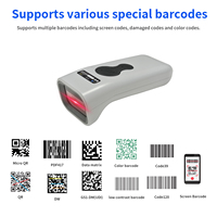 Escáner de Códigos de Barras 2D H-1801, Mini, Inalámbrico 2.4G, Portátil, Lector de Códigos 1D, 2D, QR, Data Matrix, PDF417, Tamaño A4, en Stock