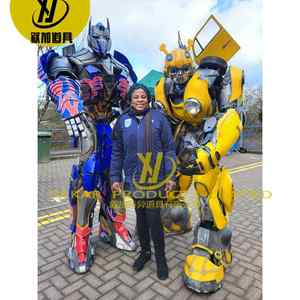 Adultes <span class=keywords><strong>Robot</strong></span> Costume Cosplay Costume LED <span class=keywords><strong>Robot</strong></span> Prime Bumblebe Megatrons - Product Image 5