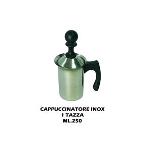 Cafetera Manual LIDO de Acero Inoxidable para Espresso y Capuchino 1 TZ. ML.250 - Product Image 1