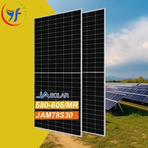 Module solaire monocristallin JA Solar <span class=keywords><strong>JAM78S30</strong></span> 580-605/MR 580W 585W 590W 595W 600W Deep Blue 3 Ja Panel Solar Mono 605W MBB à demi-cellules - Product Image 1