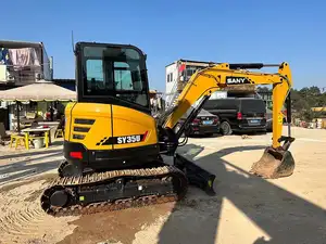 Mini pelle Sany 35U chenille 3.5 tonnes Micro Digger tracteur Chinere SY35U pelle utilisée à vendre