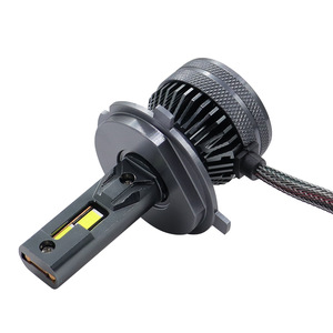 QideWin ไฟหน้า H4 LED 30000lm 70W ท่อทองแดงคู่สว่างพิเศษสำหรับรถทุกรุ่น - Product Image 3