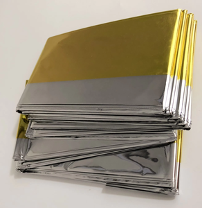 Mantas Térmicas <span class=keywords><strong>de</strong></span> Emergencia <span class=keywords><strong>de</strong></span> Mylar Aluminizado a Precio <span class=keywords><strong>de</strong></span> Fábrica para Actividades al Aire Libre, Mantas/Sacos <span class=keywords><strong>de</strong></span> Dormir - Product Image 3