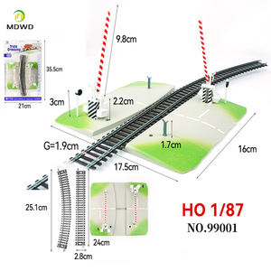 Modèle de passage de train miniature 1/87, scène de train miniature, table de sable, matériel de modèle, paysage miniature - Product Image 4