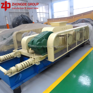 ZHONGDE Fabrik Mini Mobile Doppelwalzenbrecher mit Motor & Getriebe 5-10t/h AC-Motor für Baustellen zur Gesteins- und Steinzerkleinerung - Product Image 2