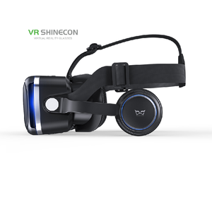 Gafas <span class=keywords><strong>Vr</strong></span> con auriculares Electrónica Gafas 3D Realidad virtual para juegos 3D Juegos reales Realidad virtual <span class=keywords><strong>Vr</strong></span> <span class=keywords><strong>Box</strong></span> - Product Image 4