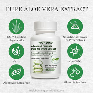 Konsentrat tinggi lidah buaya murni beku bubuk kering suplemen kapsul lidah buaya mendukung keseluruhan kesejahteraan - Product Image 2