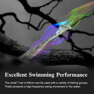 TSURINOYA-Leurre artificiel souple pour pêche, appât artificiel, appât pour la pêche, 65mm, 1.8g, 14 pièces - Product Image 3