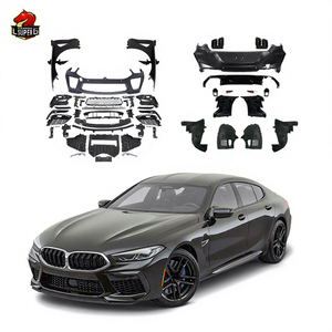 <span class=keywords><strong>Kit</strong></span> de carrocería estilo <span class=keywords><strong>M8</strong></span> para <span class=keywords><strong>BMW</strong></span> Serie 8 G14 G15 con punta de escape de guardabarros de parachoques trasero delantero - Product Image 1