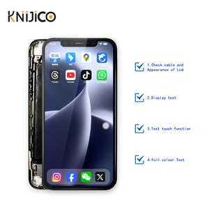 Écran LCD de téléphone portable en gros pour <span class=keywords><strong>iPhone</strong></span> 6 <span class=keywords><strong>7</strong></span> 8 X XR XS MAX 12 super réparation de remplacement d'écran tactile LCD plein écran - Product Image 2