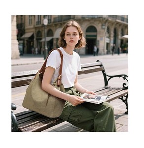 Bolso <span class=keywords><strong>de</strong></span> Hombro Tipo Hobo para Mujer, Bolso <span class=keywords><strong>de</strong></span> Mano Casual con Múltiples Bolsillos, Bolso <span class=keywords><strong>de</strong></span> Compras con Asa Superior y Bordado Étnico - Product Image 2