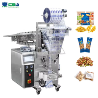 Machine d'étiquetage et de collage entièrement automatique à faible coût pour sachets de thé, fruits secs, graines, petites pochettes de chips de pommes de terre, cacahuètes, épices, chocolat, bonbons, papier d'aluminium