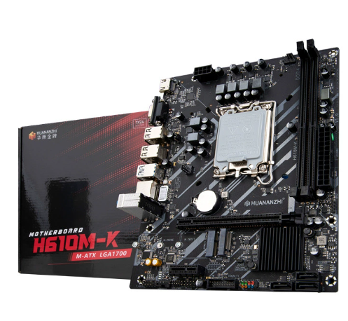 New H610m Micro-ATX Desktop LGA 1700 DDR4 64GB Gaming Motherboard in Stock