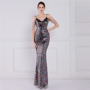 Yeni payetli balık kuyruğu resmi elbise performans Internet ünlü etkinlik araba modeli <span class=keywords><strong>g</strong></span>örgü kuralları <span class=keywords><strong>abiye</strong></span> - Product Image 1