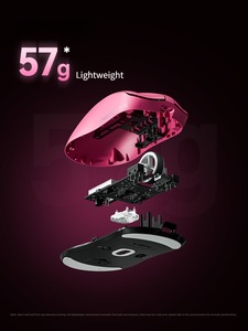 VGN libellula F1 SE Mini <span class=keywords><strong>Mouse</strong></span> senza fili leggero 57G PAW3311 12000DPI 1000hz Tri-modalità retroilluminato per Dota 2 Valorant CSGO - Product Image 5