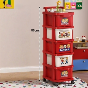 Étagère et chariot de rangement mobile multi-niveaux en polyuréthane style Dopamine pour le salon et la <span class=keywords><strong>chambre</strong></span> à coucher - Product Image 6