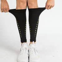 Chaussettes de compression 15-20 mmHg pour le cyclisme, la remise en forme, la course à pied, le rugby, le basketball, les athlètes, avec logo personnalisé, manchon de compression pour mollets