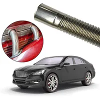 Tuyau d'échappement flexible en acier inoxydable pour chauffage au gaz diesel, pour voiture, 15cm, 60cm, 120cm, 200cm, 300cm