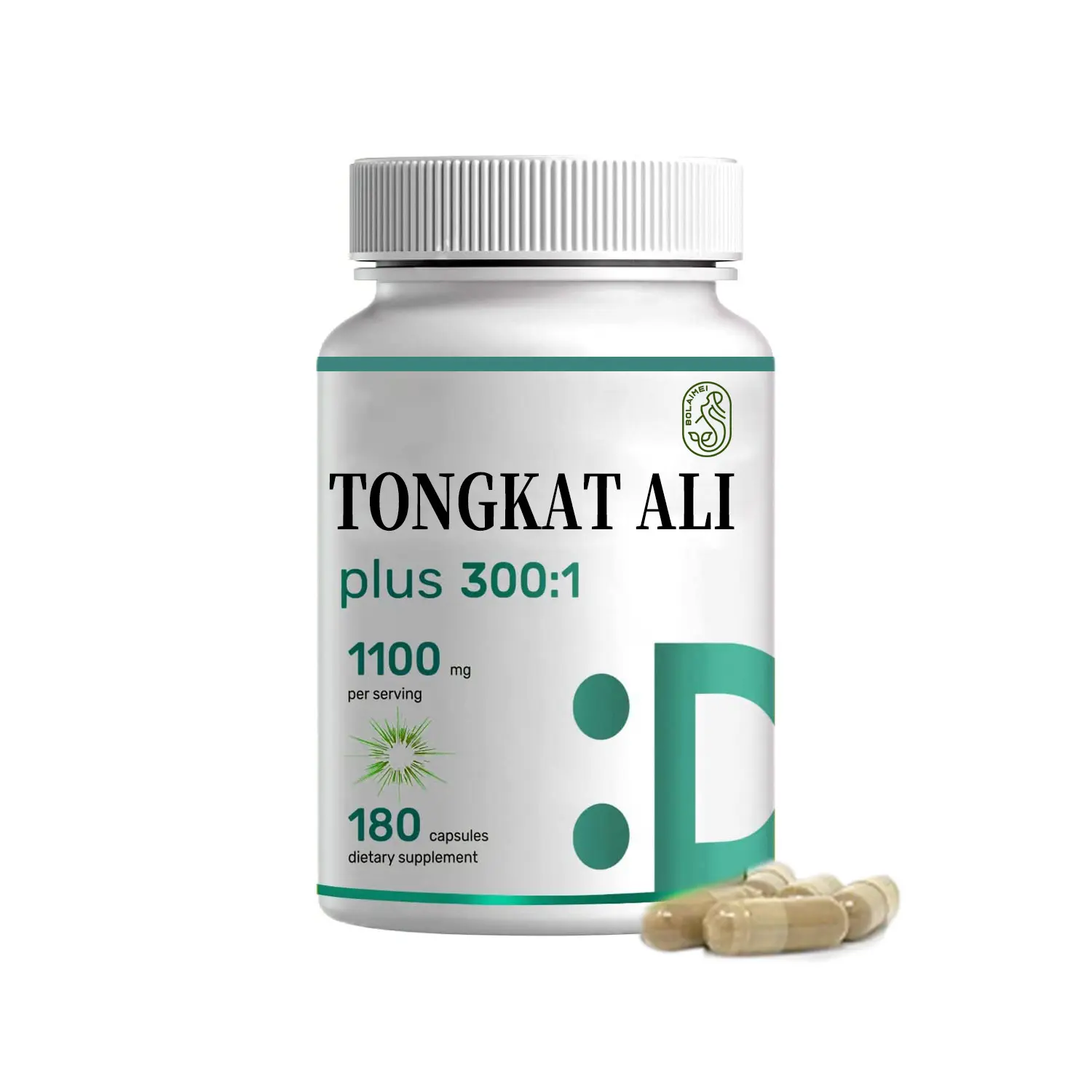 Vente en gros d'extrait de racine de tongkat ali Suppléments capsules de tongkat ali