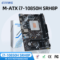 ERYING MODT DIY Gaming Desktop PC Kit Baru untuk Core I7 Generasi ke-10 10850H 5.1GHz 6C12T DDR4 LGA 1151 Motherboard