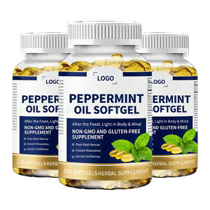 Aceite de Menta con Recubrimiento Entérico de Marca Privada, Cápsulas Blandas de Aceite de Menta de 1000 mg, Cápsulas de Aceite de Menta para Adultos - Product Image 3
